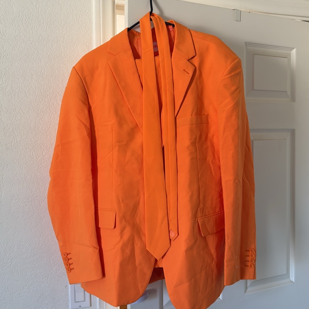 OppoSuits Vibrant Orange Suit - Picture 2 of 8